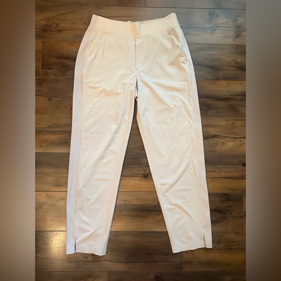 Athleta Brooklyn Mid Rise Ankle Pant – Abalone Beige (Size 4) - Picture 6 of 11